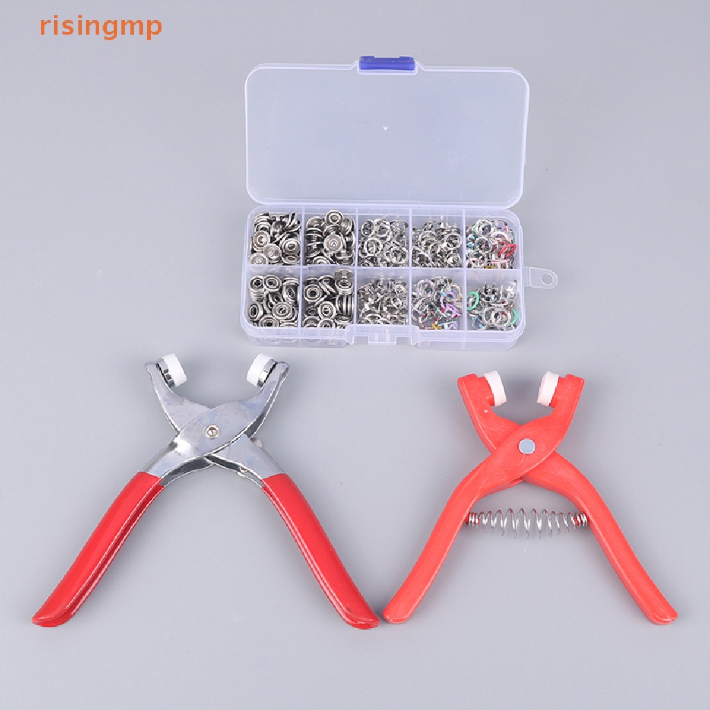 Set 50 / 100 Nút Kim Loại Nhiều Màu Sắc Dùng May Vá Quần Áo DIY