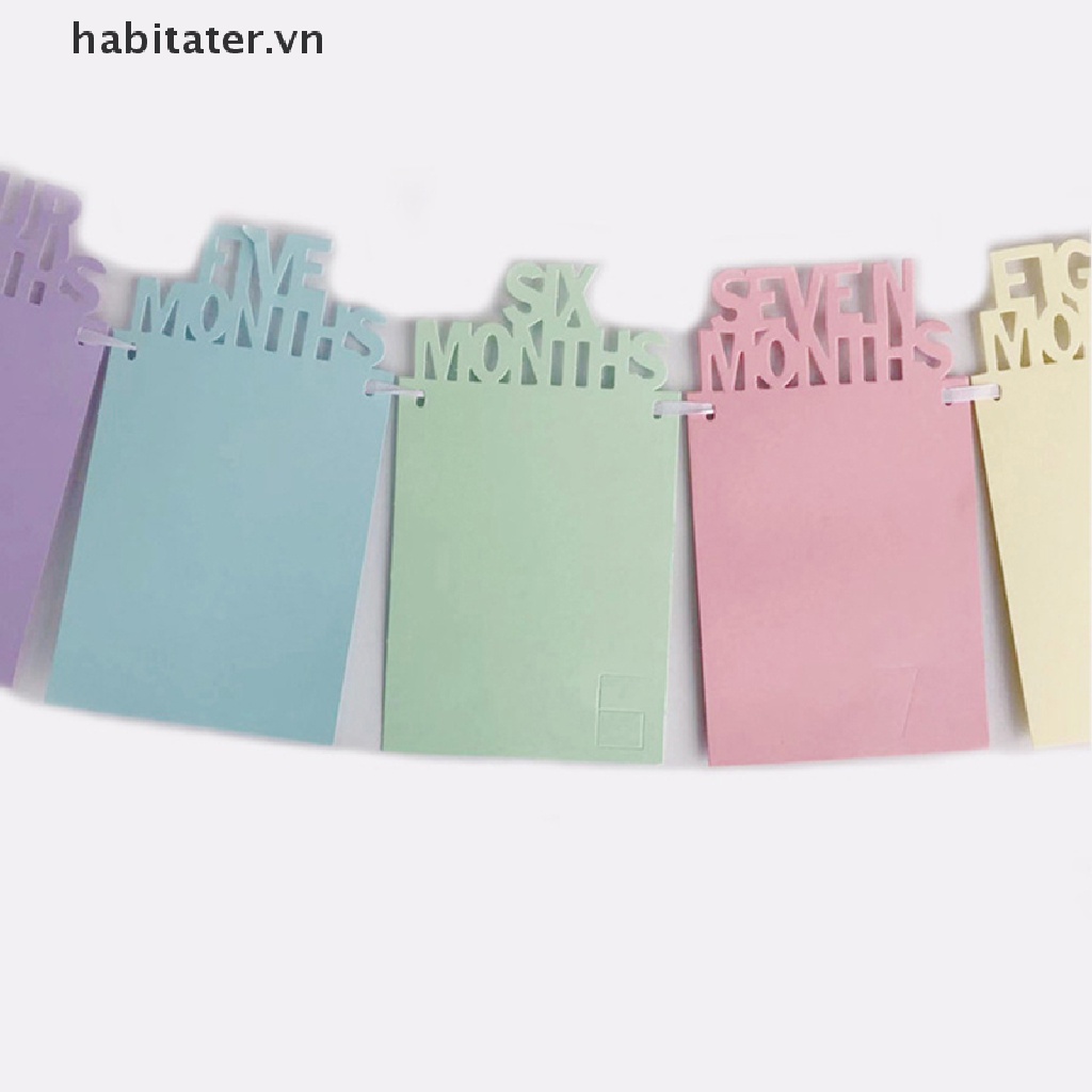 Dây Treo Ảnh 1 Tháng Tuổi 12 Dùng Trang Trí Tiệc Sinh Nhật Cho Bé