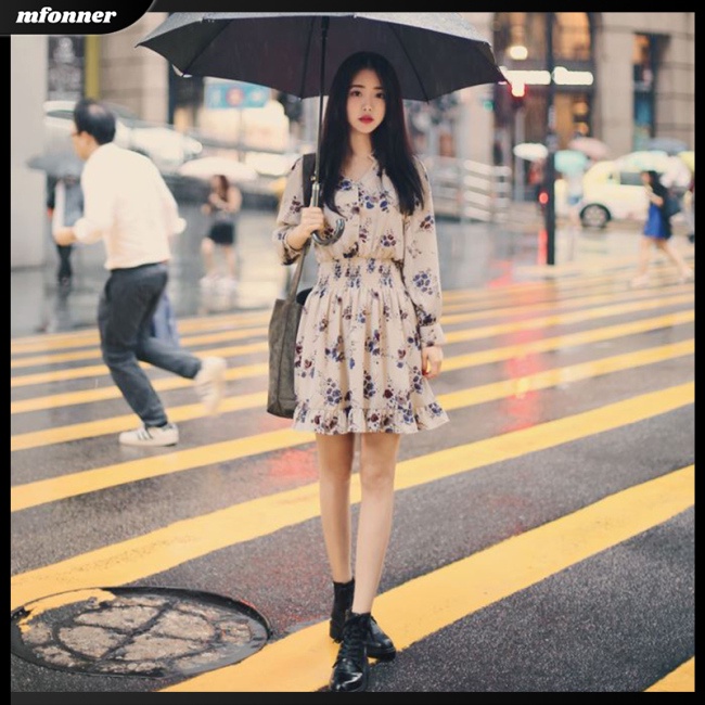 Đầm Ôm Eo In Họa Tiết Hoa Thời Trang Quyến Rũ Cho Nữ