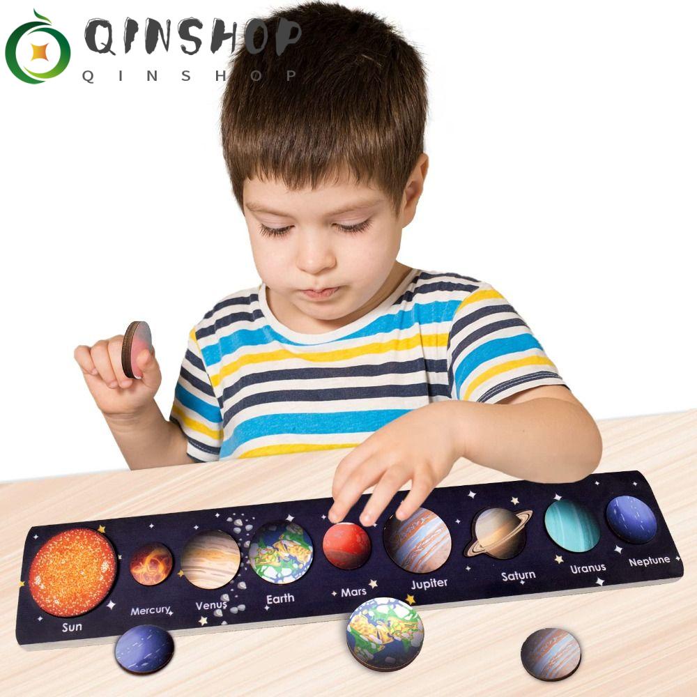 Bộ Đồ Chơi Xếp Hình Chín Hành Tinh Bằng Gỗ Trang Trí Nhà Cửa