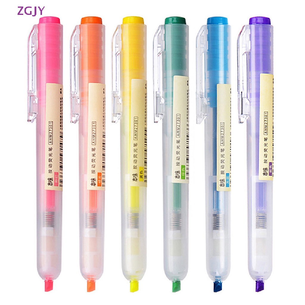 1 Bút Đánh Dấu Dạng Nhấn Tay Ghi Chú Cho Học Sinh Mới