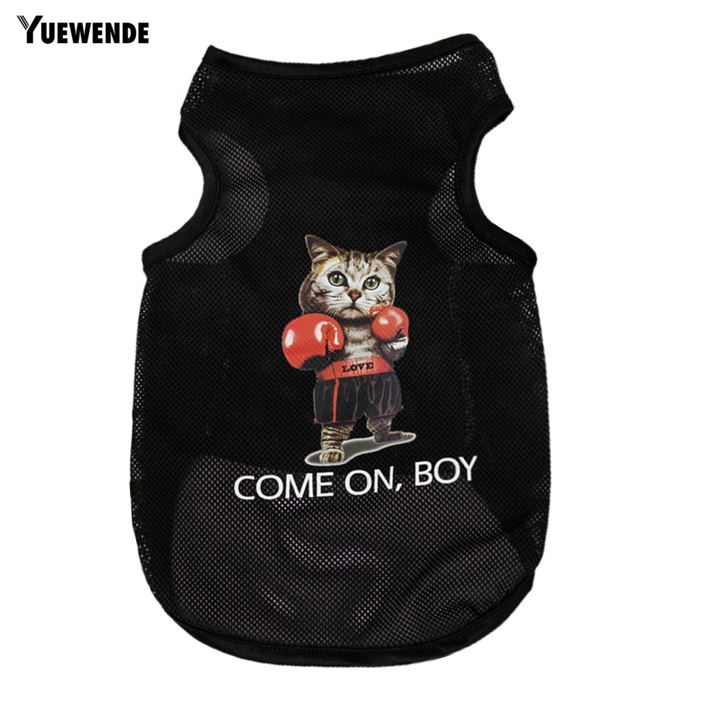 Áo Lưới In Họa Tiết Hoạt Hình Dễ Thương Dành Cho Thú Cưng