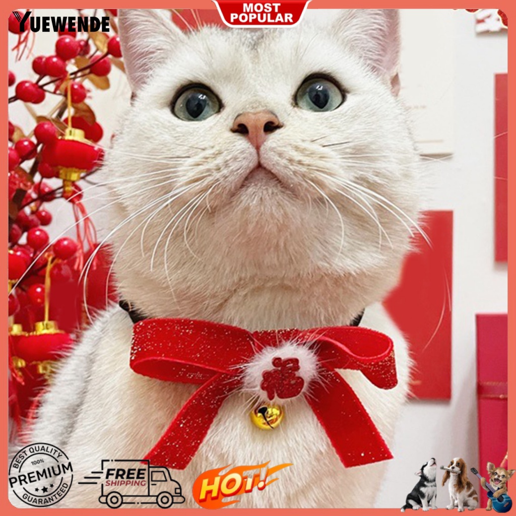 Vòng Cổ Thắt Nơ An Toàn Thân Thiện Với Môi Trường Cho Thú Cưng