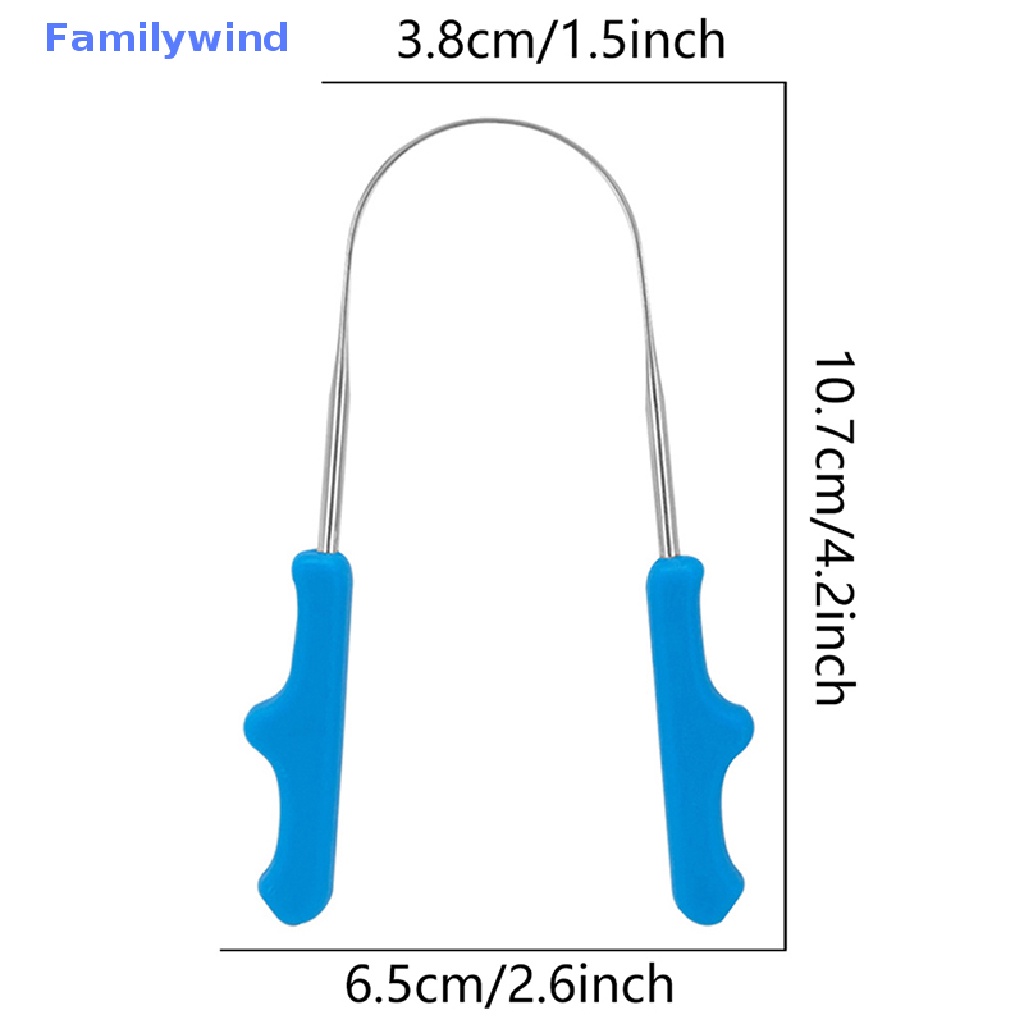 Dụng Cụ Nạo Vệ Sinh Lưỡi Bằng Thép Không Gỉ Tiện Dụng