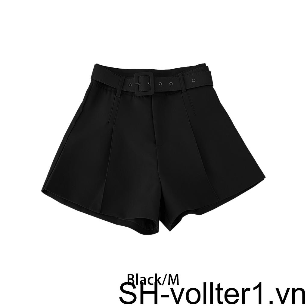 Quần Short Dáng Chữ A Trơn Mịn Đơn Giản Có Thể Điều Chỉnh Quyến Rũ Cho Nữ