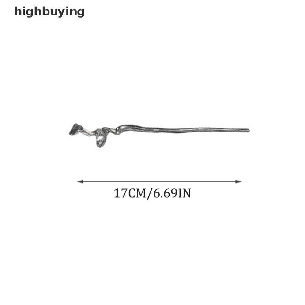 Kẹp Tóc Xoắn Bằng Kim Loại Kiểu Dáng Hình Học Thời Trang