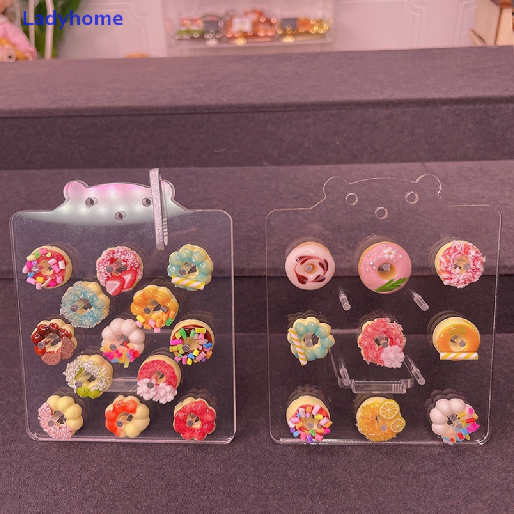 Kệ Trưng Bày Bánh Donut Tỉ Lệ 1: 12 Trang Trí Nhà Búp Bê