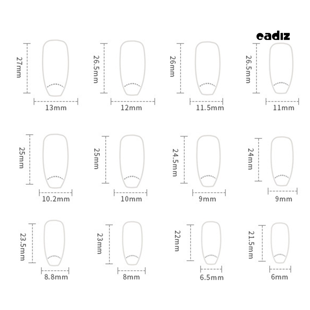 1 Bộ Móng Tay Giả Họa Tiết Da Báo Đính Đá Lấp Lánh Dễ Tẩy Trang Diy