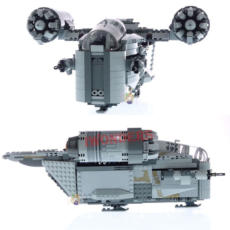 Đồ chơi trẻ em Lắp Ráp Mô Hình Nhân Vật AT-AT Razor Crest Millennium Falcon X- wing 2023
