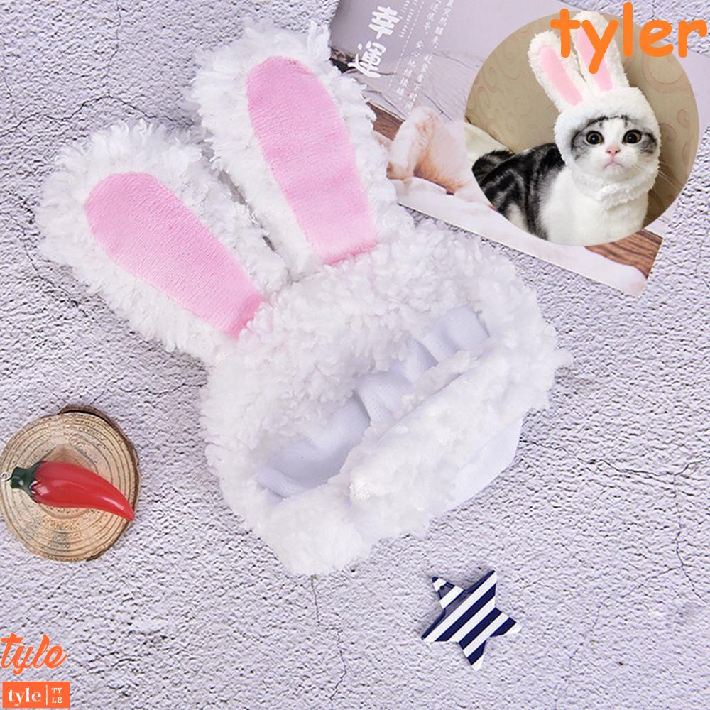 Mũ hóa trang giữ ấm đính tai thỏ vui nhộn cho thú cưng
