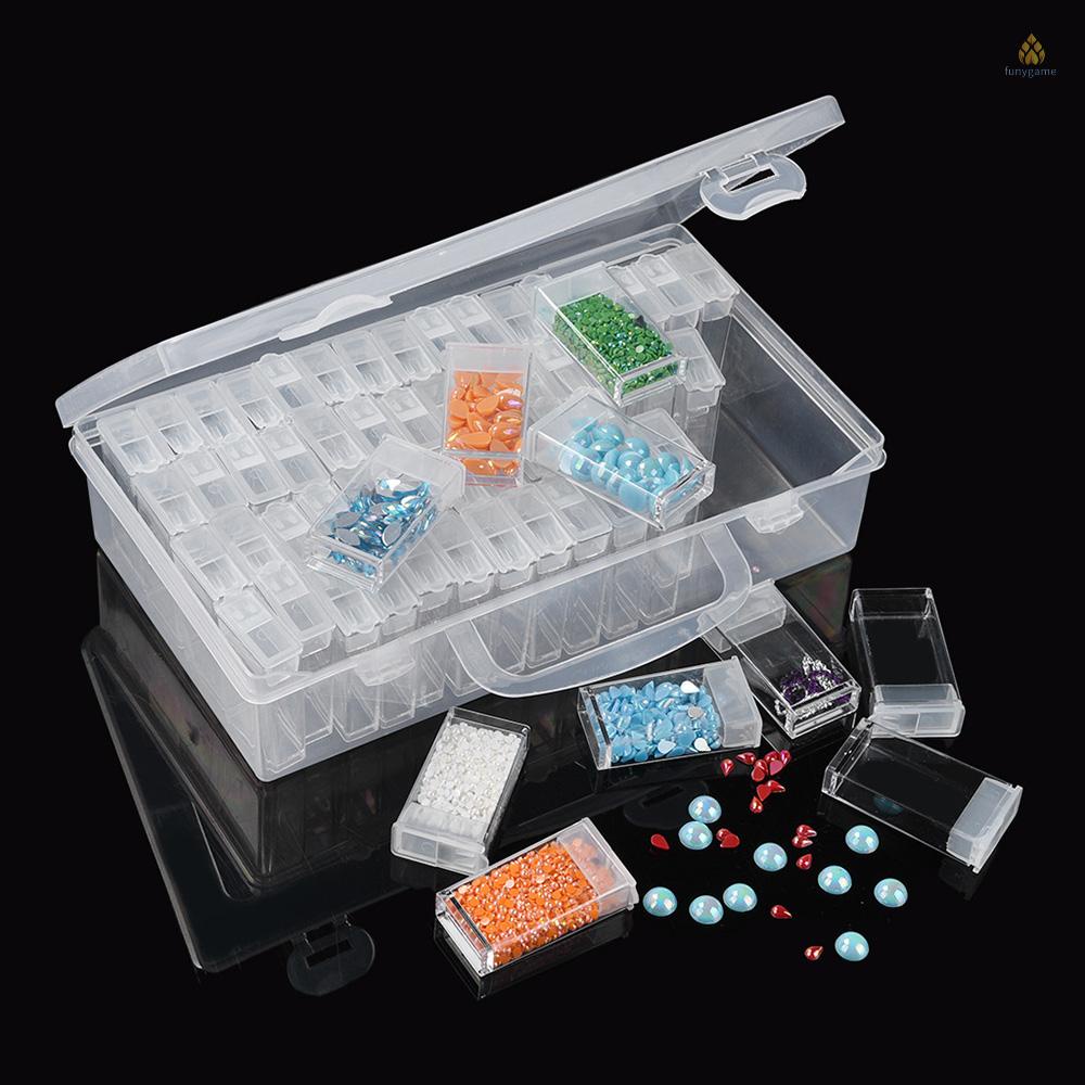 Hộp Đựng Tranh Đính Đá 14 Ngăn Tiện Lợi