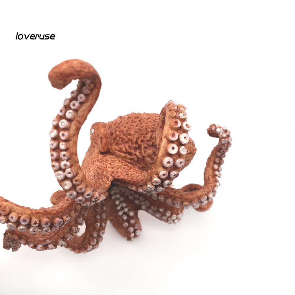 Đồ Chơi Mô Hình Bạch Tuộc / Biển Bằng PVC Độc Đáo Cho Bé