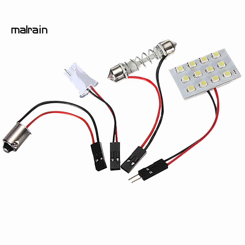Bộ Điều Hợp Đèn LED 3528 SMD T10 BA9S 12 / 24 / 36 / 48 Chuyên Dụng Cho Xe Hơi