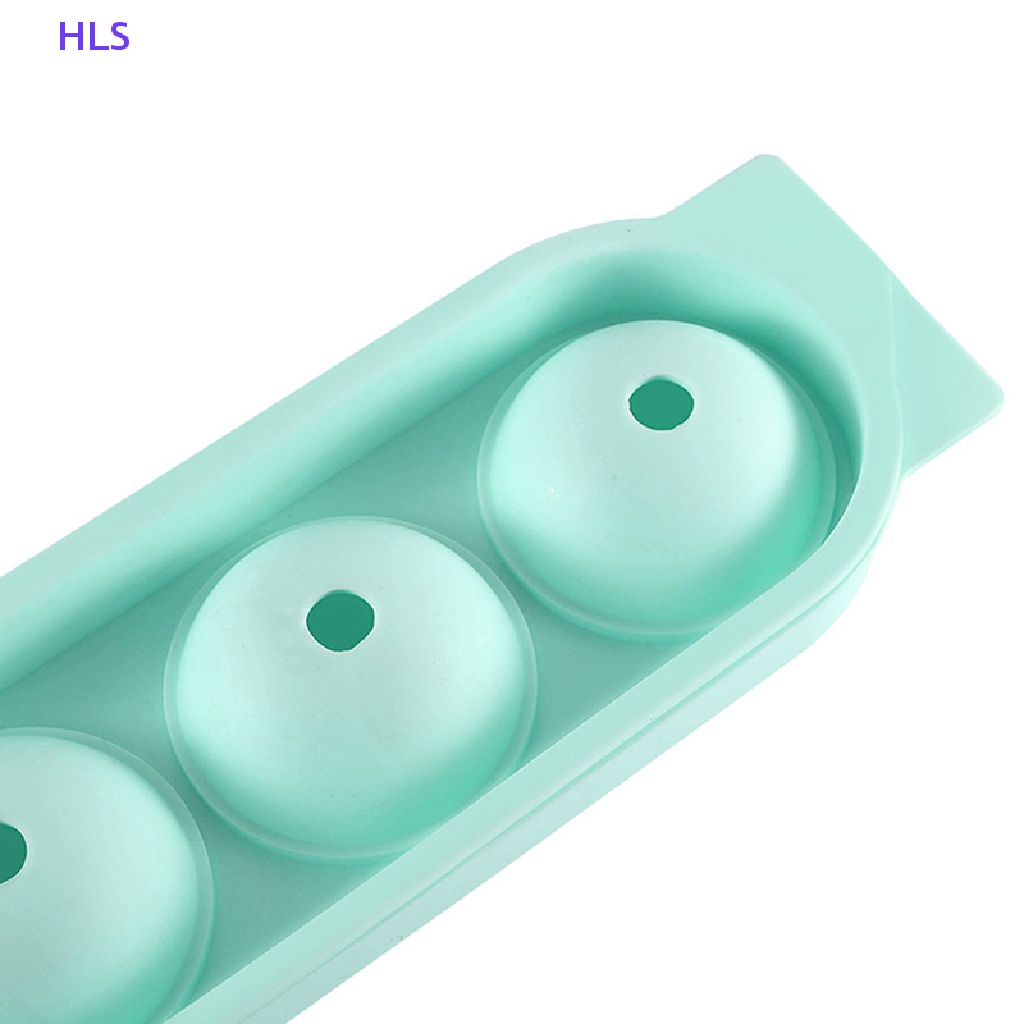 1 Khuôn Làm Đá Viên 4 Ngăn Bằng Silicone DIY