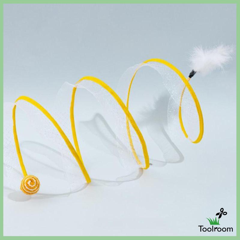 Đường Hầm Gấp Gọn Hình Chữ S Dành Cho Mèo Cưng Trong Nhà