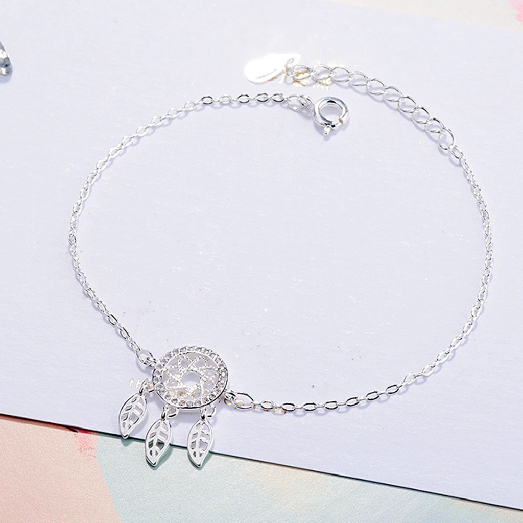 [Ts] Lắc chân Hình Dreamcatcher Phối Tua Rua Bằng Đồng Chống Mòn Quyến Rũ Cho Nữ Cuộc Sống