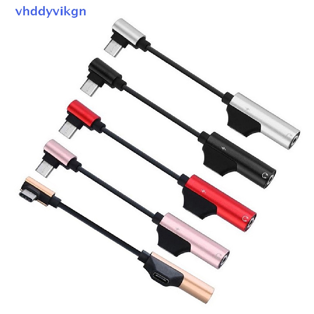 Cáp Chuyển Đổi Tai Nghe 2 Trong 1 Type C Sang Jack Cắm 3.5mm