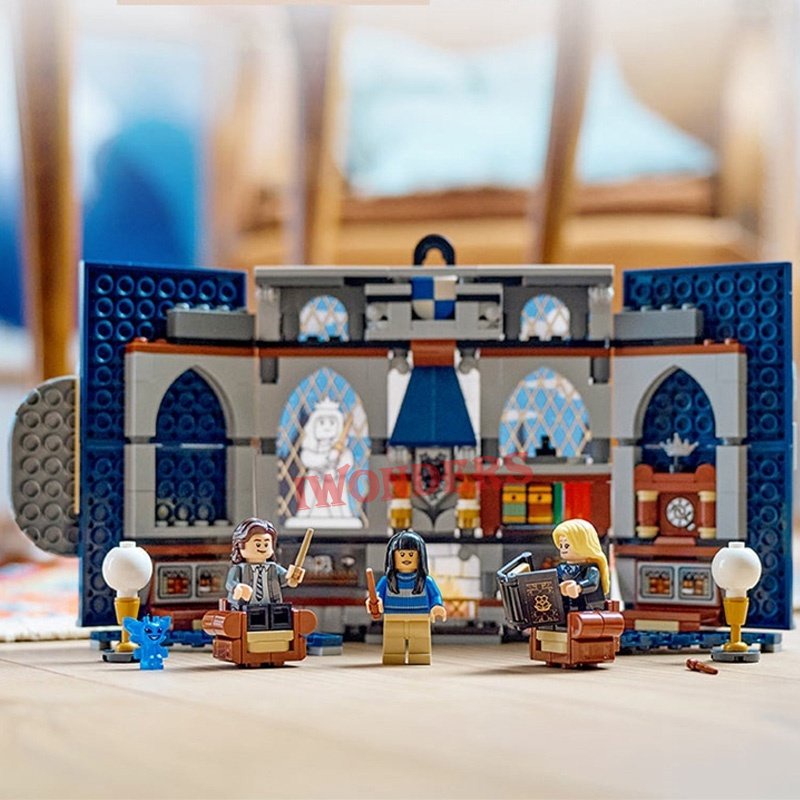 Đồ Chơi Lắp Ráp Quyển Sách Gryffindor Slytherin Ravenclaw Hufflepuff House 2023