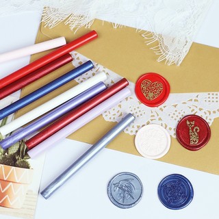 Set 5 Que Sáp Niêm Phong Bì Thư Đường Kính 10cm Dài 7mm