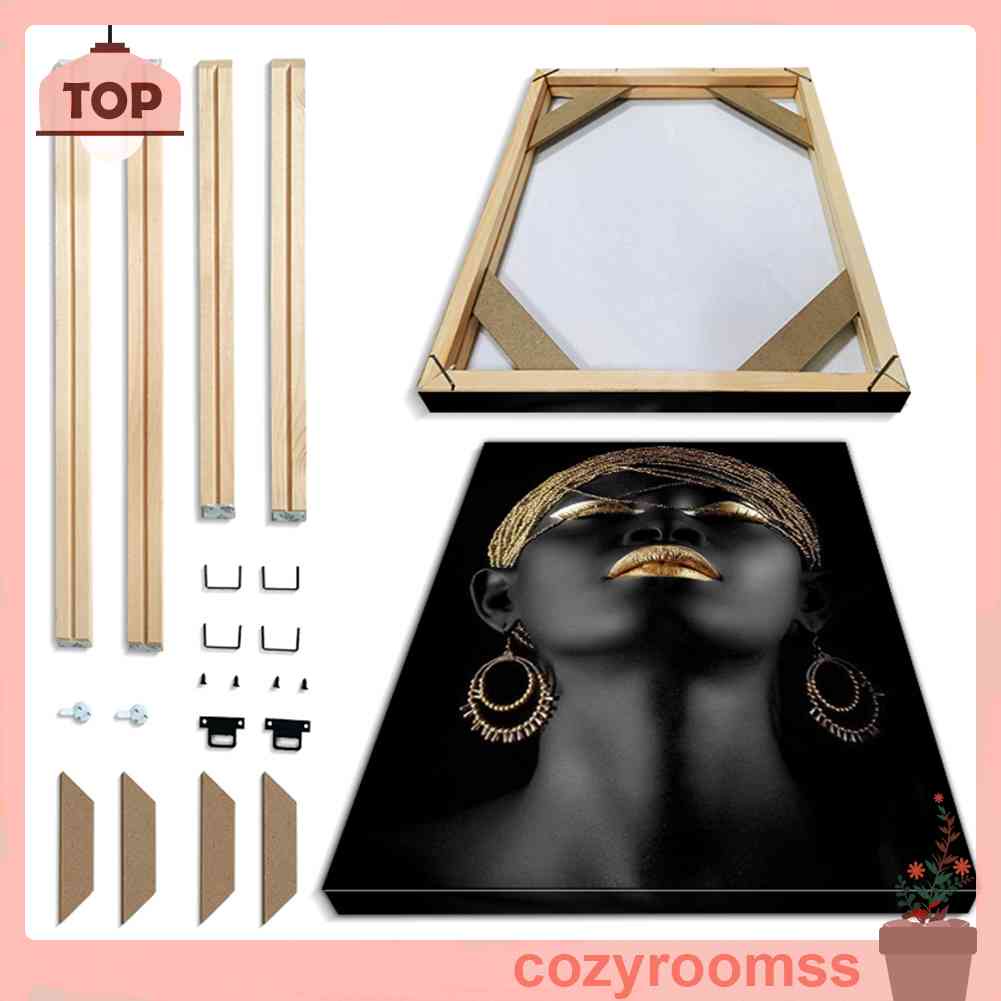 Khung Tranh Sơn Dầu Bằng Gỗ Thông Dành Cho Trang Trí Nhà Cửa DIY