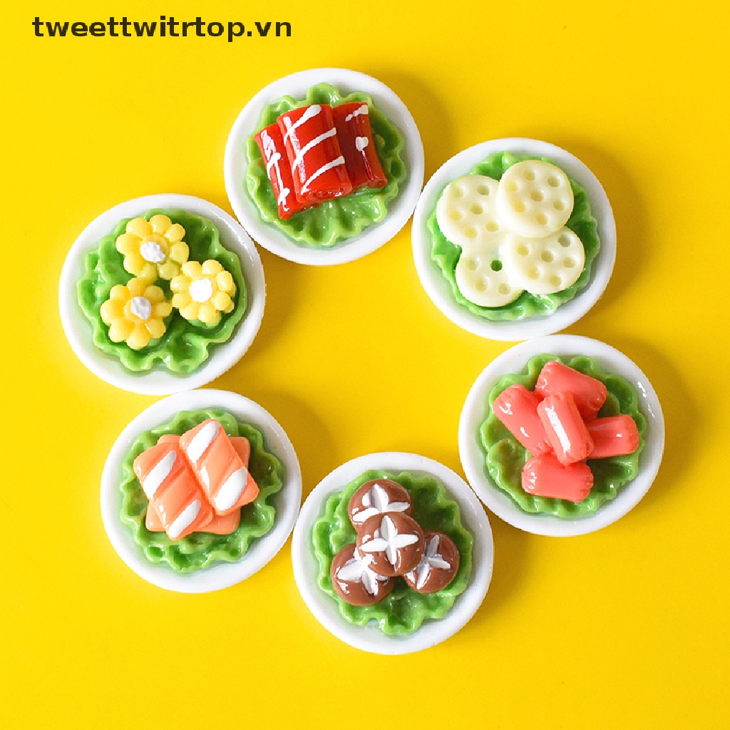 Set 5 Đĩa Mini Đồ Chơi Cho Bé Chơi Đồ Hàng