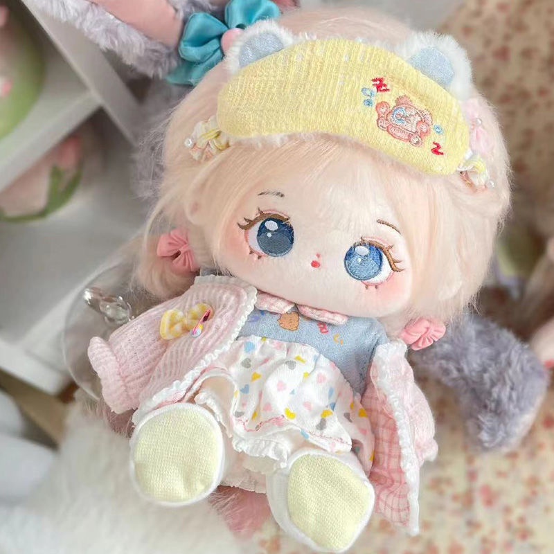 Búp Bê Nhồi Bông 20cm Dễ Thương Cho Bé Gái