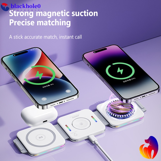 Đế Sạc Không Dây Remax Rp-w72 22.5w 3 Trong 1 Có Thể Gấp Gọn Tiện Lợi