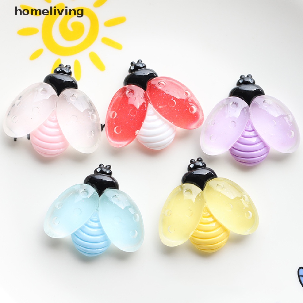 Bộ 3 Móc Điện Thoại Mini Bằng Nhựa Resin Dạ Quang Hình Chú Ong Dễ Thương DIY