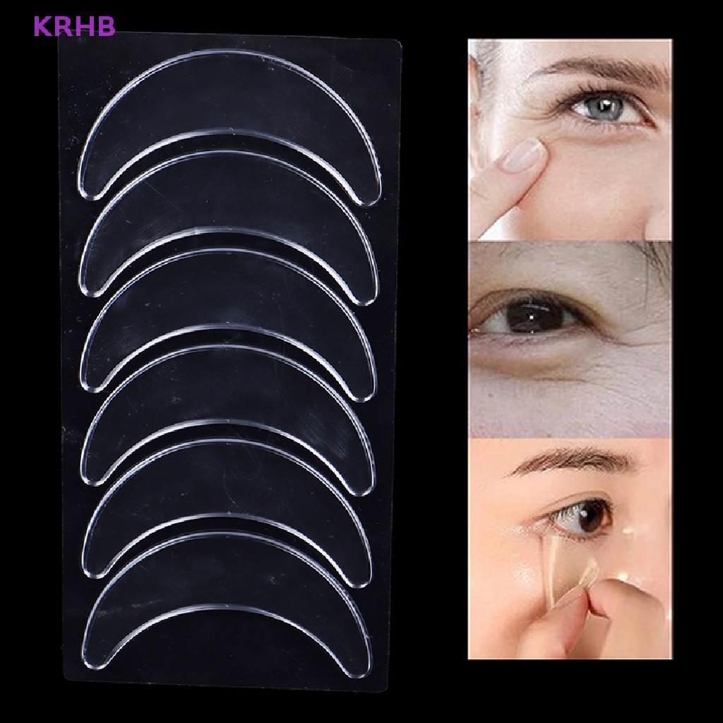 Set 3 Cặp Mặt Nạ Mắt Bằng Silicon Chống Nước Chống Nếp Nhăn Có Thể Tái Sử Dụng