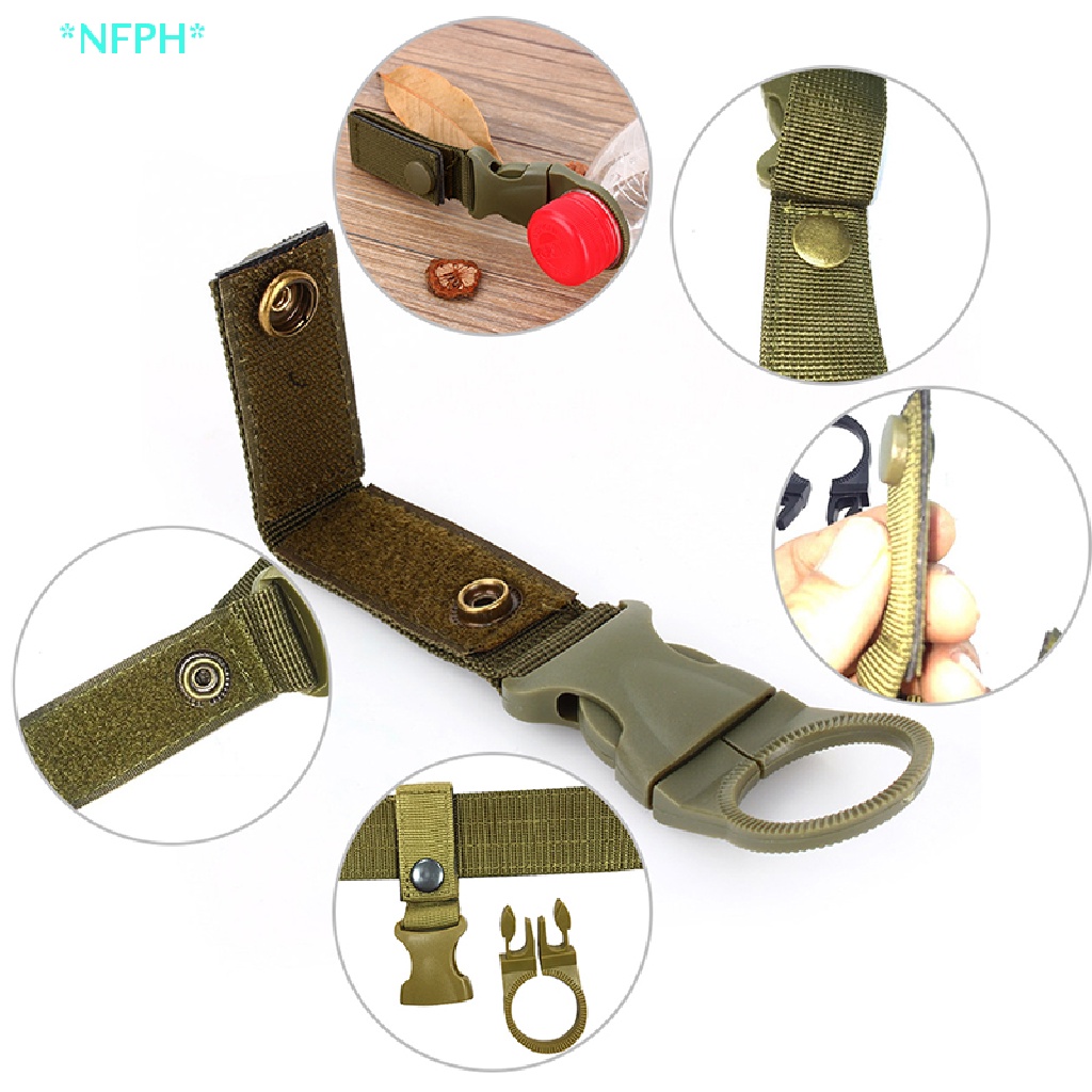 Kẹp Gắn Bình Nước Bằng Nylon Tiện Dụng Khi Leo Núi Mới
