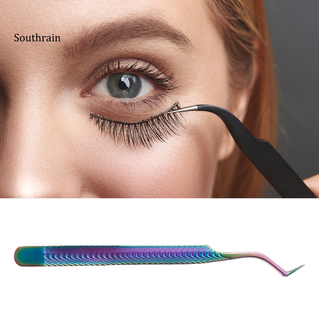 Nhíp Gắp Lông Mi Giả Bằng Thép Không Gỉ Chống Tĩnh Điện Độ Chính Xác Cao