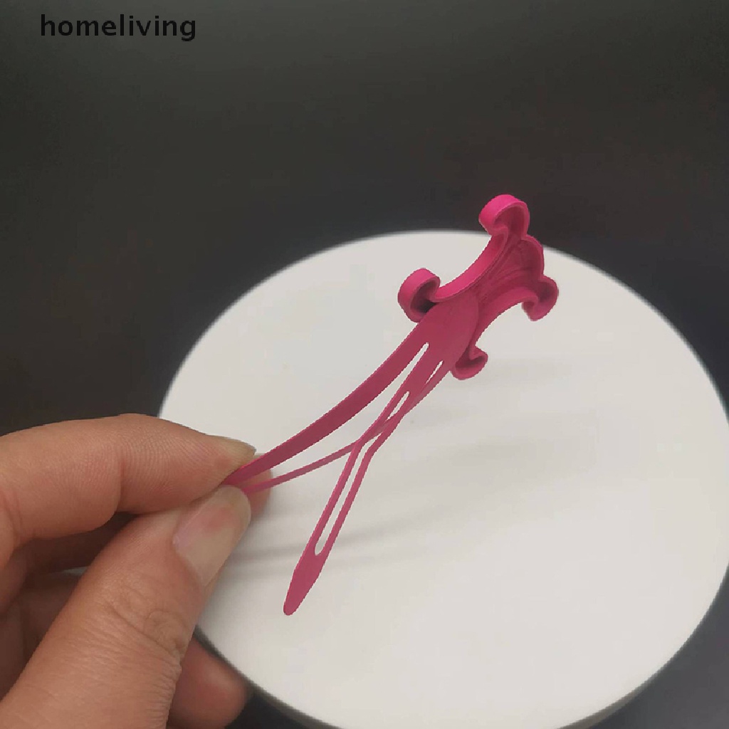 Kẹp Tóc Kim Loại 8cm Màu Vàng Thời Trang Hàn Quốc Cho Nữ