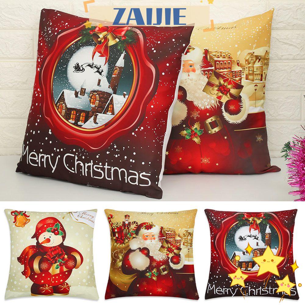 Vỏ Gối 24 Họa Tiết Giáng Sinh Trang Trí Nhà Cửa