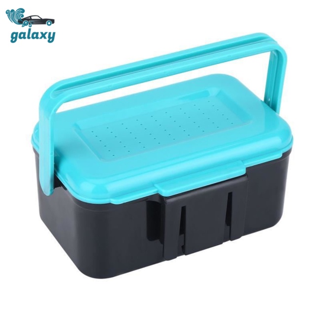 Galaxy Hộp Đựng Mồi Câu Cá 2 Ngăn Tiện Dụng