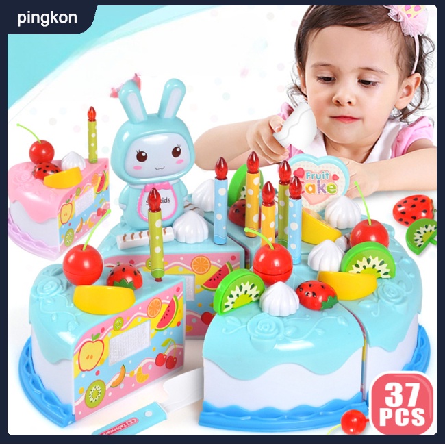 Bộ Đồ Chơi Cắt Bánh Sinh Nhật 37 Món Cho Bé