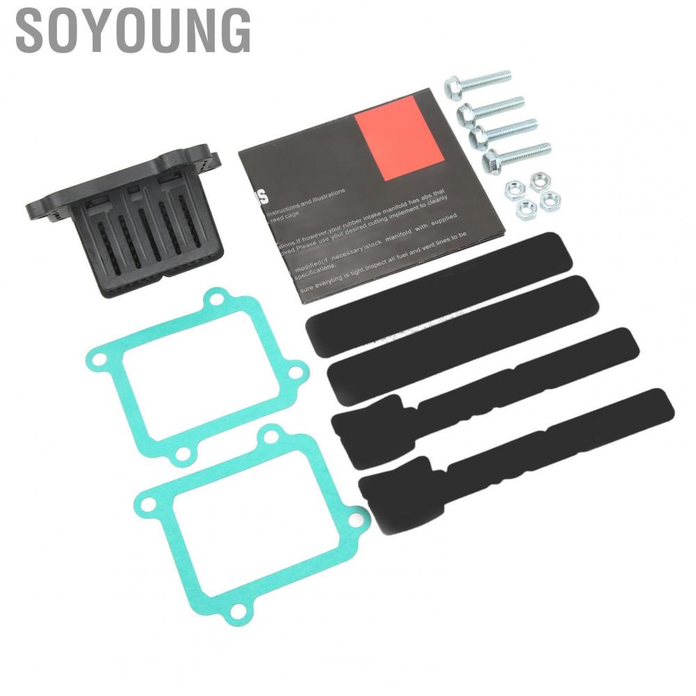 Soyoung Reed Valve System  More Horsepower Screw Free Maximum Airflow Better Sealing Long Lifespan V4R04 for Cars