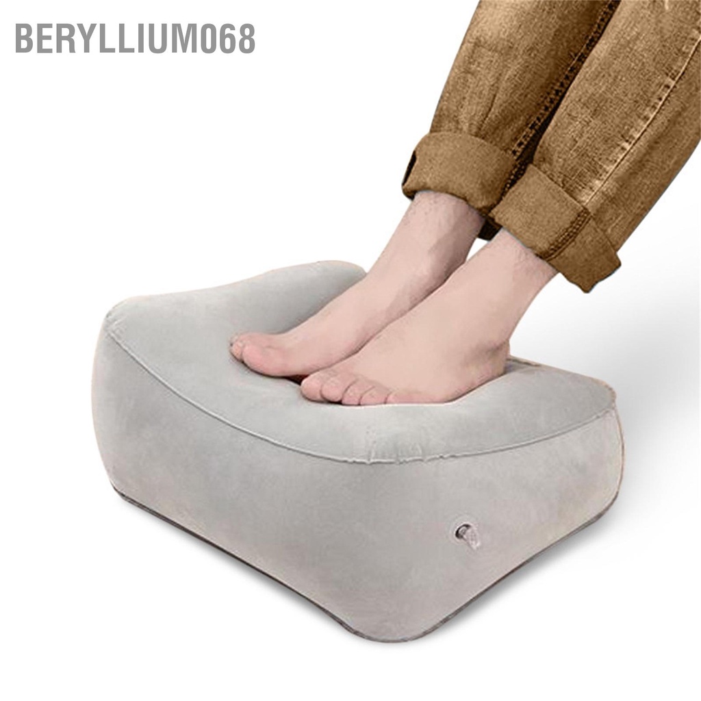 Gối hơi kê chân tạo cảm giác thoái mái - cho trẻ em người lớn đi du lịch máy bay - Beryllium068