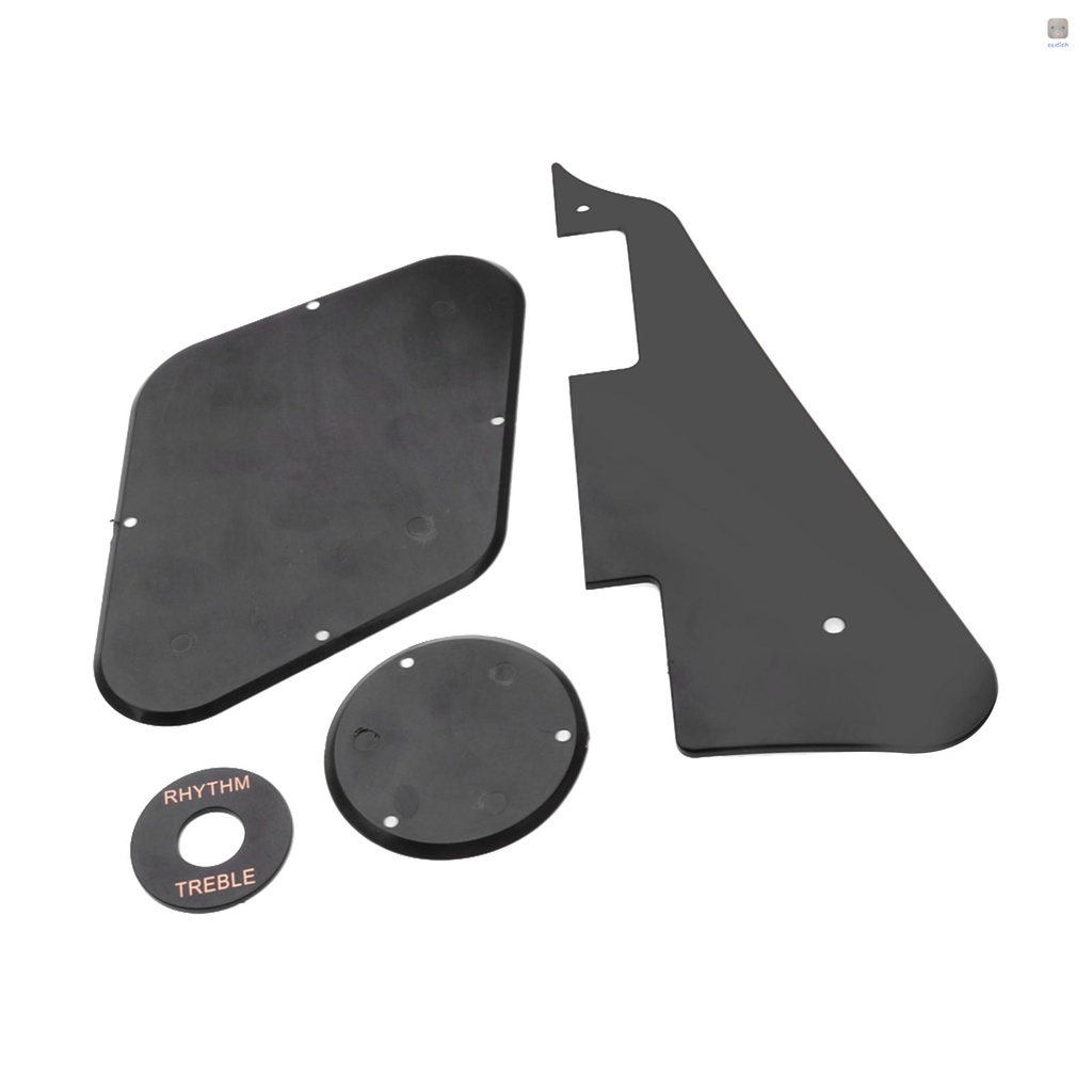 Bộ 4 Miếng Bảo Vệ Miếng Gảy Đàn Guitar Điện LP Bằng Nhựa Chống Trầy Trước Và Sau