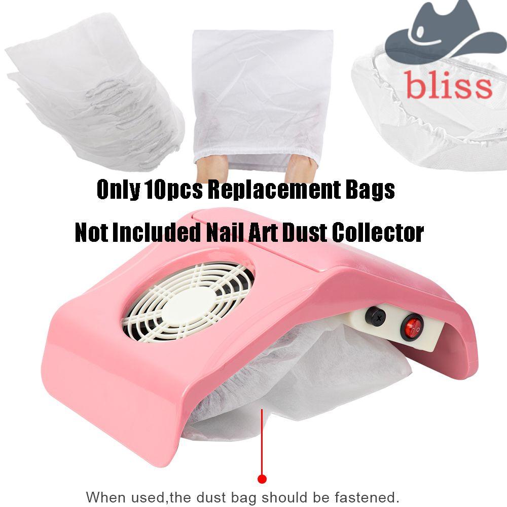 Túi Hút Bụi Làm Móng Tay Bằng Vải Không Dệt Co Giãn Chuyên Nghiệp Màu Trắng