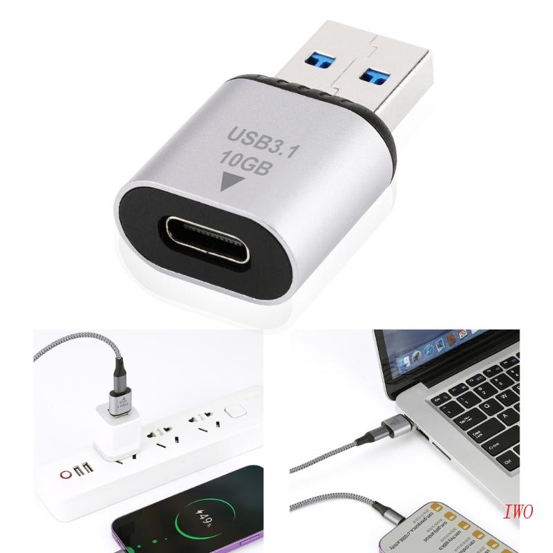 Đầu Chuyển Đổi USB 3.1 Type A Sang Type C 10Gbps Cho Laptop 10Gbps