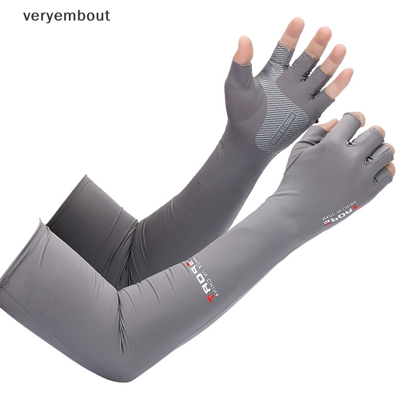 1 Cặp Ống Tay Áo Chống Tia UV Khi Đi Xe Đạp / Câu Cá 5 Ngón