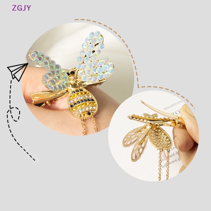 Kẹp Tóc Trang Sức Hình Chú Ong Dễ Thương Dành Cho Bé Gái Mới