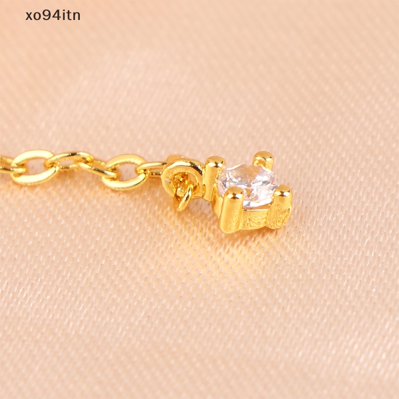 1 Khuyên Kẹp Vành Tai Hình Bông Hoa Đính Đá Thời Trang