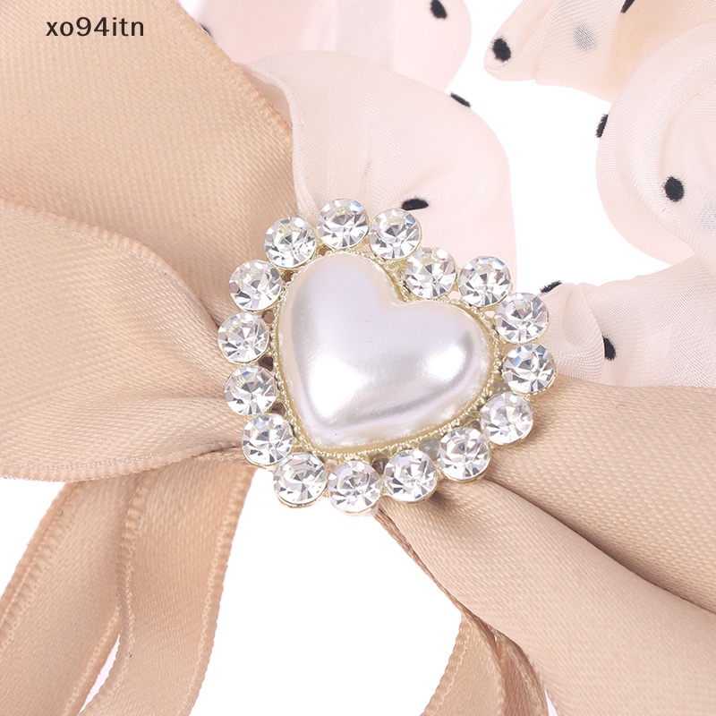 Dây Cột Tóc Hình Phô Mai Đính Đá Xinh Xắn Dành Cho Nữ