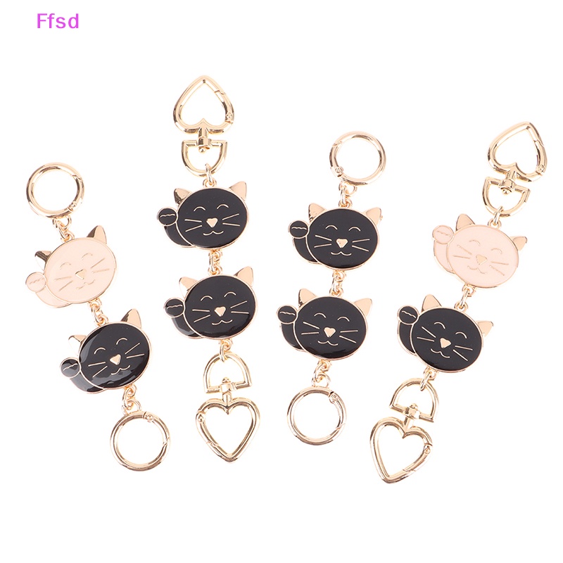 {Ffsd} Dây Xích Thay Thế Cho Túi Xách Hình Mèo Tráng Men Dễ Thương