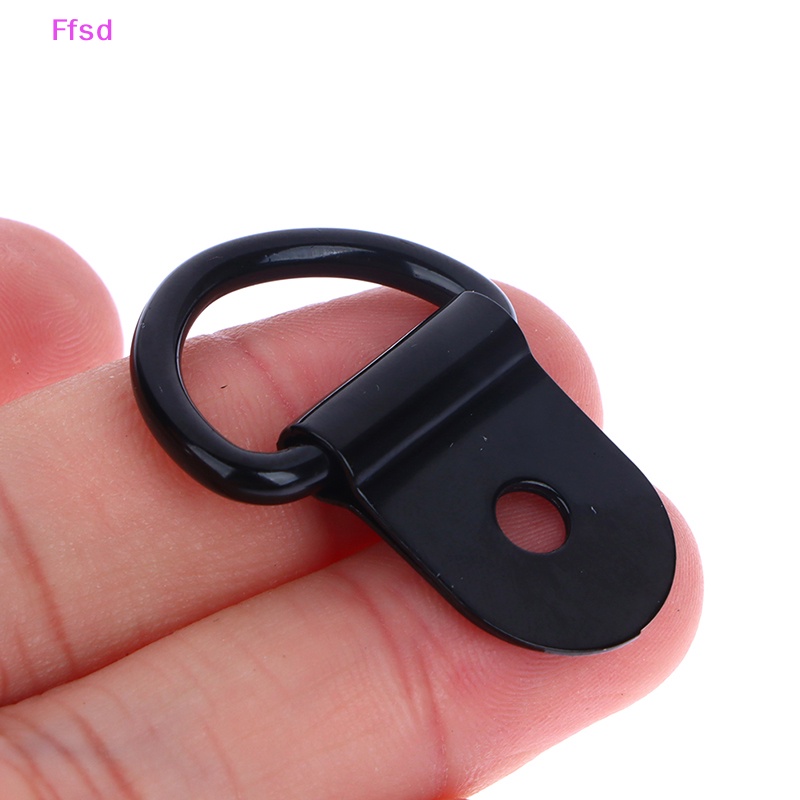 {Ffsd} Bộ 10 Móc Kéo Dây Hình Chữ D Bằng Thép Không Gỉ Hàng Bán Chạy *