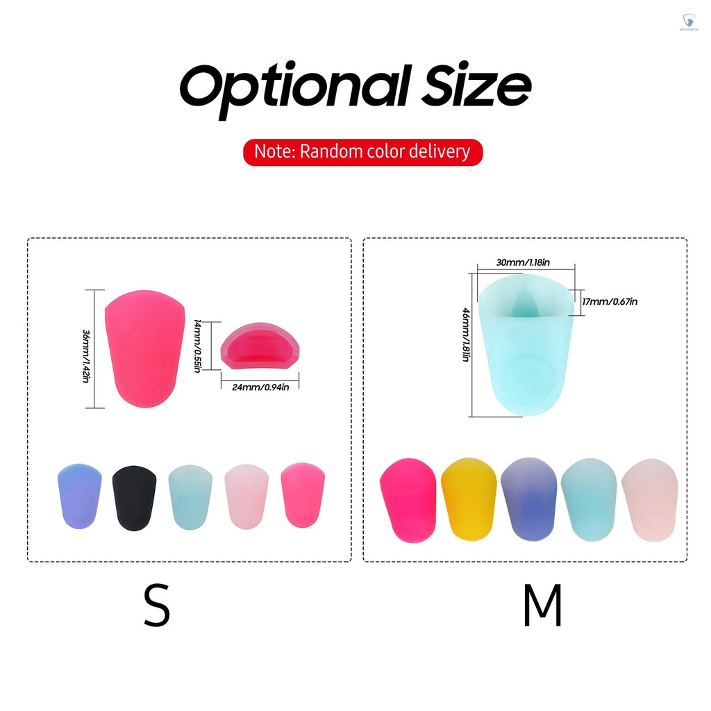 Set 5 Nắp Đậy Miệng Kèn Saxophone Bằng Silicon Bảo Vệ Màu Sắc Ngẫu Nhiên