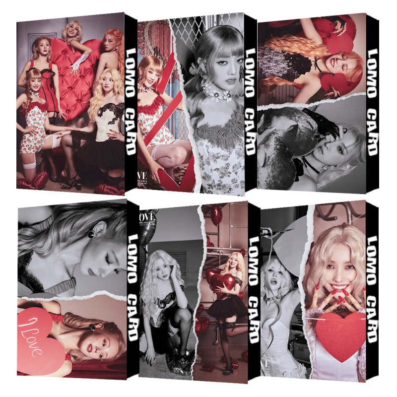 Hộp Lomo Cards 55 tấm GIDLE TOMBOY Nxde