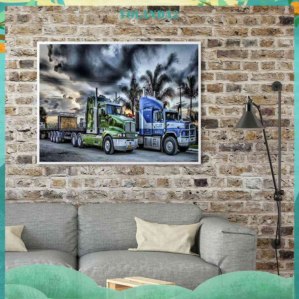 Tranh Đính Đá Kim Cương Toàn Bộ 5D DIY Hình Vẽ Xe Hơi