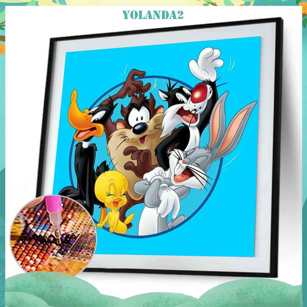 Tranh Đính Đá Kim Cương Toàn Bộ 5D DIY Hình Vẽ Bọ Rùa